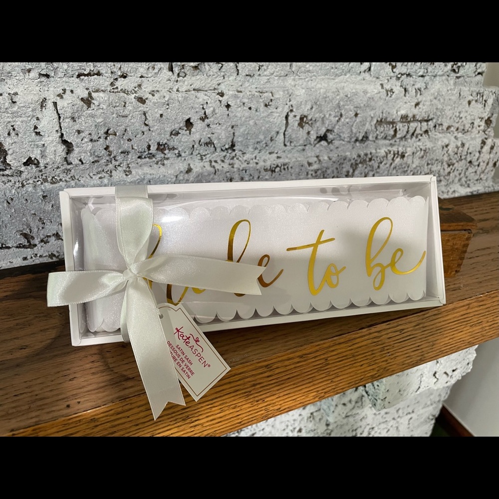 Bride to be sash